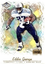 2001 Pacific Canvas Impressions #137 Eddie George Premiere Date #/50