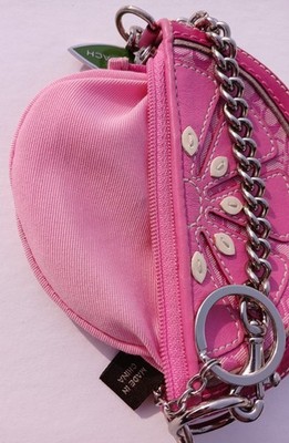 Vintage Coach Pink Grapefruit Fruit Slice Coin Purse Bag