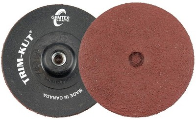 59305 3'' Trim-Kut Grinding Disc, 60 Grit, 5/16'' - 18 Hub (Pack of 25)