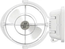 Sirocco II Elite Fan from by Caframo. 12V/24V Auto-Sensing Brushless DC, Omnidir