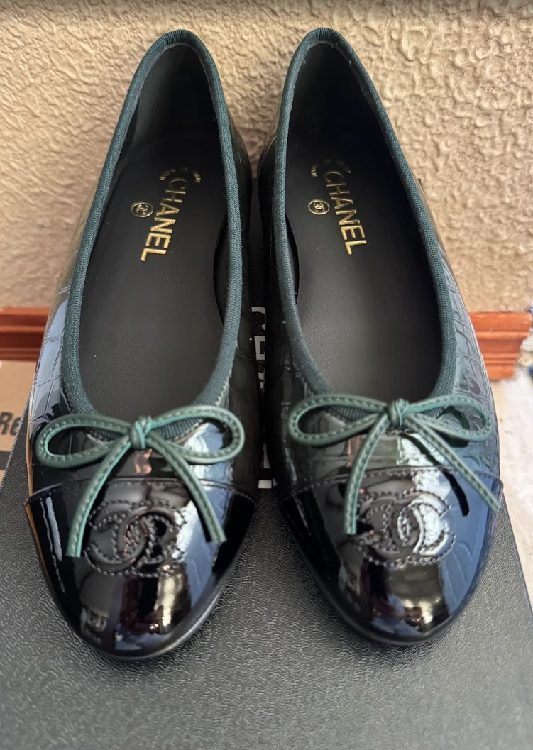 CHANEL Patent Leather Chanel Ballerina for Women for sale | eBay