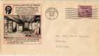 Dr Jim Stamps 3c Peace of 1873 Scott 727 First Day Issue Cachet Cover