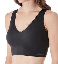 Calvin Klein QF4708 Invisibles Lightly Lined V-Neck Bralette