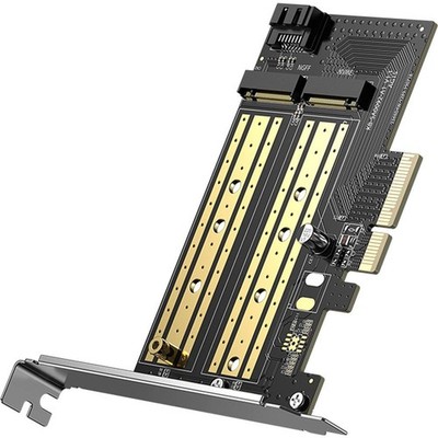 Erweiterungskarte, Adapter PCIe 3.0 x4 für M.2 NVMe M-Key / B-Key Ugreen Schwarz