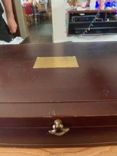 Stainless Flatware (Incomplete) Set in Wood Chest - Japan (Pacific Silvercloth)