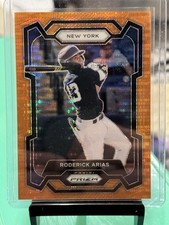 2024 Panini Prizm - Roderick Arias #226 Orange Pulsar Prizm /399 (RC)