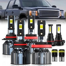 For 2007-2013 GMC SIERRA 1500 2500 light Bulbs, 9005 High Beam H11 Low Beam H...