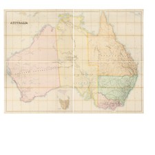 Edward STANFORD: Map of Australia constructed from the Most Recent / 1st Edition