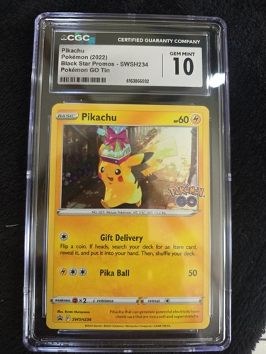 Pikachu graded CGC 10 for sale on eBay