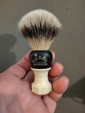 Vintage Restored Ever Ready Shave Brush New 18mm Silver Tip Badger Knot