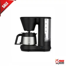 Cuisinart 5-Cup Coffeemaker Stainless Steel Carafe Compact Drip Coffee, Black