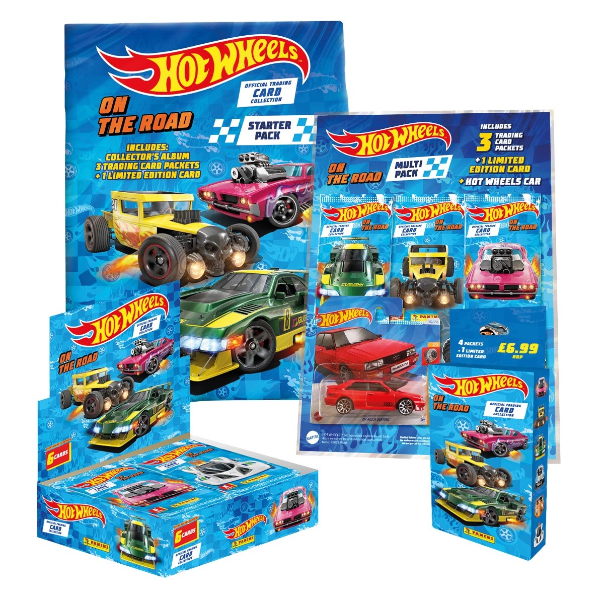 Panini Hot Wheels On The Road Trading Card Collection