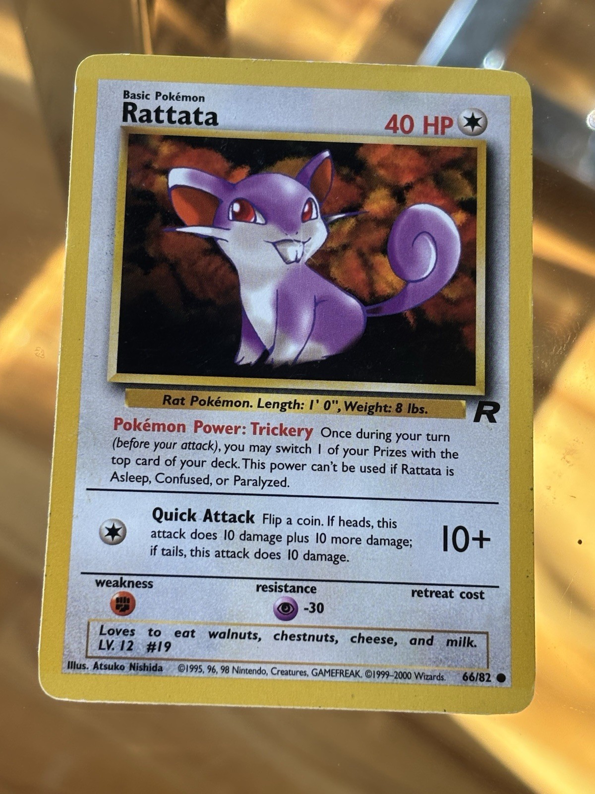 RATTATA - 66/82 - Team Rocket - Pokemon Card