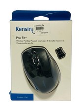 New Kensington Pro Fit 2.4 GHz Wireless Mid-Size Mouse K72405 For Windows Mac