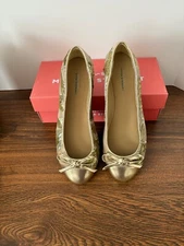 Easy Spirit Shoes Martha Stewart Gold Flats Size 6.5W