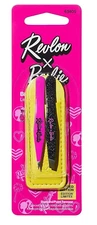 NEW Revlon x Barbie Mini Tweezer Set Slant Tip & Pointed Tip +T ravel Case 63805