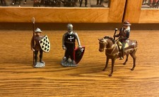 VINTAGE BRITIANS OR OTHER  MEDIEVAL KNIGHTS WITH MOUNTED RIDER
