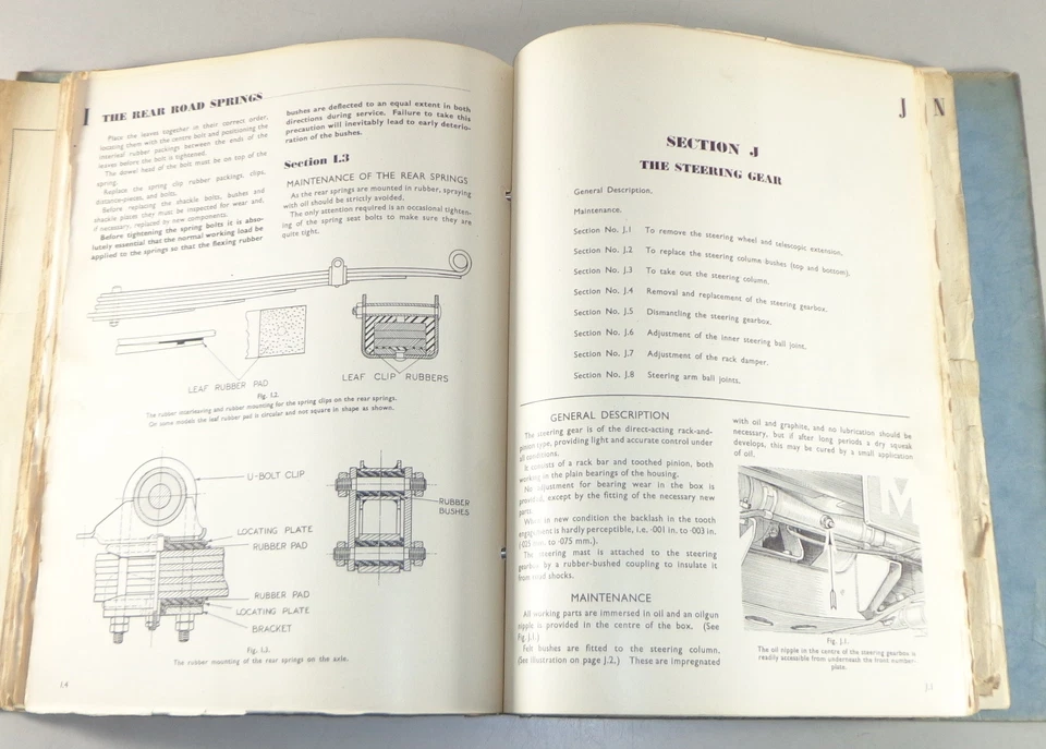 Manual De Taller MG Midget Serie TD + TF Año 1954 - Imagen 3 de 3