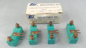 4 Piece TII Industries Three 3 Electrode Protector Modules 355M