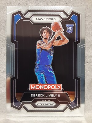 2023-24 Panini Prizm Monopoly #24 Dereck Lively II RC - Dallas Mavericks