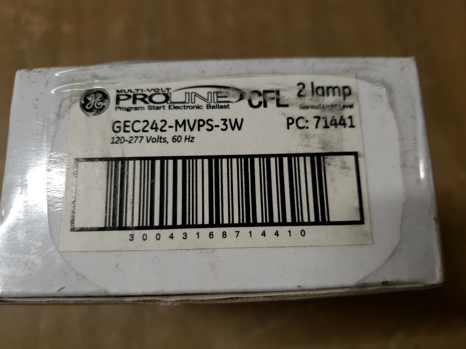 GE Electronic Ballast GEC242MVPS3W 1Z1656F1 eBay