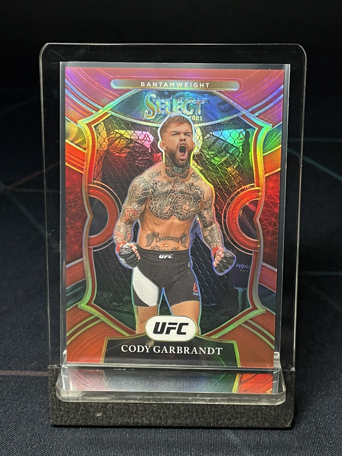 Cody Garbrandt 2021 Panini Select UFC Concourse Red Prizm Card /99 #20