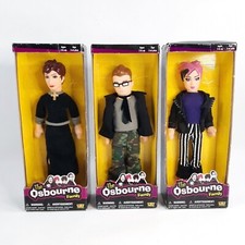 The Osbourne Family Plush Doll Lot Sharon Kelly Jack 9in MTV 2002 Fun-4-All