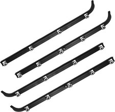 4pcs Door Window Seal Belt Weatherstrip Kit For 1987- 1997 Ford F150 F250 F350