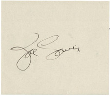 Joe Louis vintage signed autographed album page JSA LOA 22061