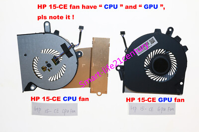 New For HP OMEN 15-CE series 15-CE004TX 15-CE005TX Laptop''CPU'' and ''GPU'' Fan