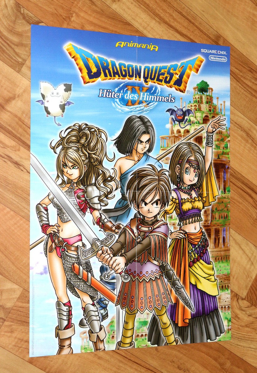 Dragon Quest IX 9 / 07-Ghost Very Rare Manga Anime Poster Square