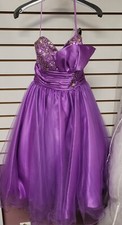 Jolene Prom Dress, #12041, Size 6, Purple, Beading 