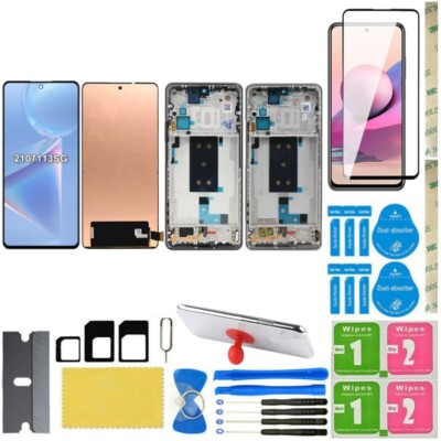 For Xiaomi 11T Pro LCD Display Touch Screen Digitizer Replacement + Frame