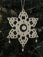 Lenox Annual Gemmed Snowflake Ornament