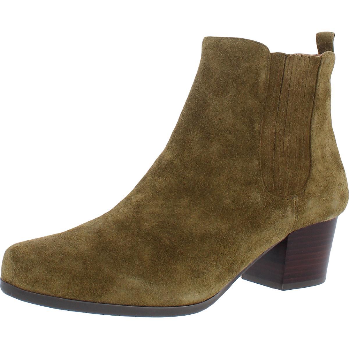 Массив женских пыльно-зеленых замшевых ботинок Челси шириной 9 см C D W BHFO 8363 4090₽