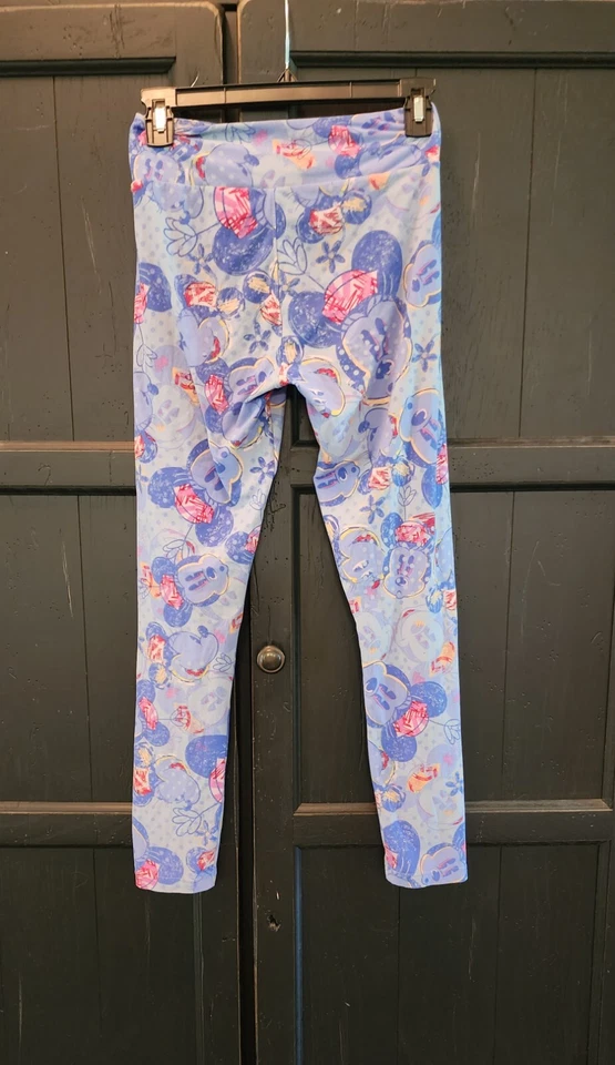Leggings LuLaRoe Azul Rojo Blanco Mickey Mouse Para Mujer Talla Única Usados Foto 2 de 4