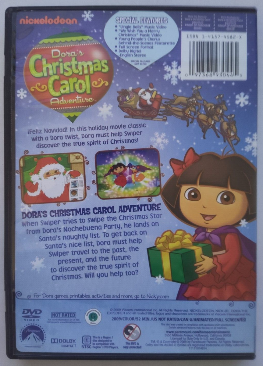 Dora the Explorer: Dora's Christmas Carol Adventure (DVD, 2009) | eBay