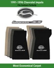Lloyd Velourtex Front Mats for '91-96 Chevy Impala w/Impala Deer with Impala SS