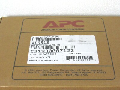 APC [AP9513] Measure-UPS Switch Kit : APC AP9513 Measure-Ups Switch Kit : Electronics