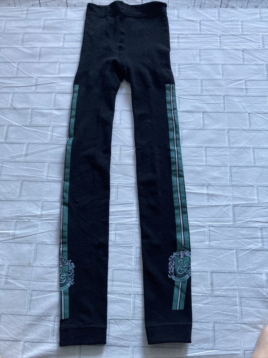 harry potter team slytherin leggings S/M Thermals Going Bobley