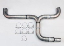 5 Diesel Exhaust Dual Stack Pipe Kit - 409 Stainless Steel - Dk500 5 Diesel Exhaust Dual Stack Pipe Kit - 409 Stainless Steel - Dk500