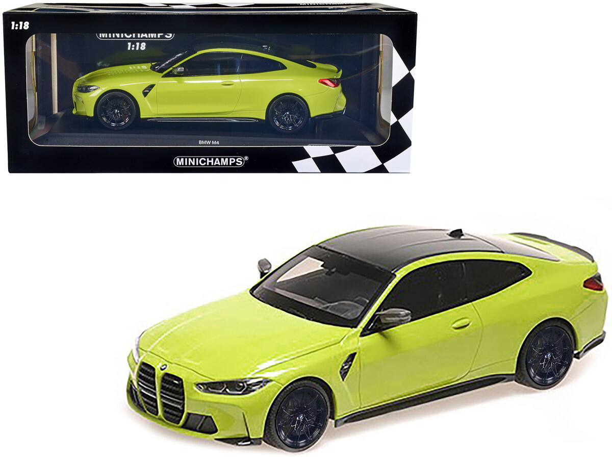 Minichamps 2020 BMW M4 Yellow Ltd. Ed. 750 Pcs. Worldwide 1/18