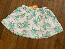 Gymboree Girls Pink Pineapple Print Skirt Size 8 New