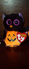 NWT HALLOWEENIE BEANIES BABIES TY BATTY BAT TOY