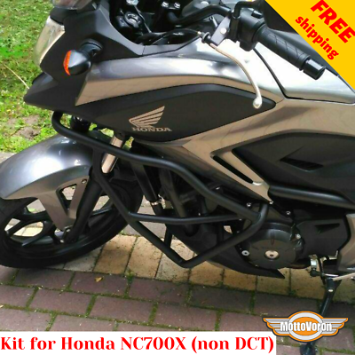 For Honda NC700X Crash bars NC700XA Luggage rack system Monokey