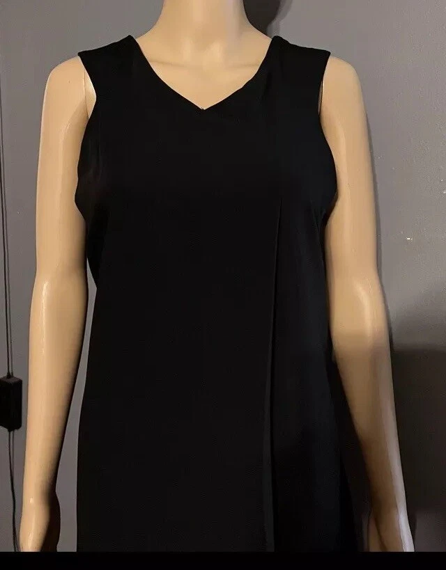 Vestido Cupio sin mangas talla alta baja grande negro Foto 2 de 4