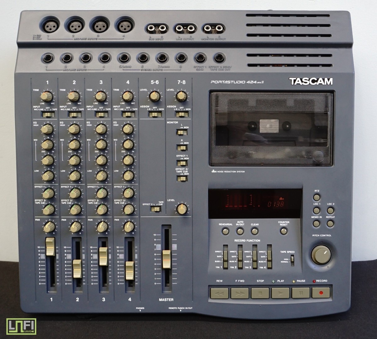 Tascam Portastudio 424 MKII 4 Track Cassette Tape Recorder