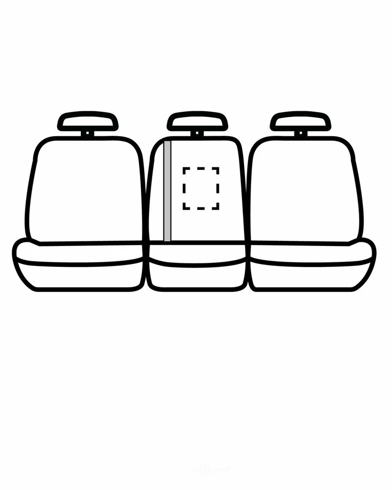 2007 - 2013 Toyota Tundra Bench Seat Cover Black -Custom Fit SeatSaver - Image 2 of 3