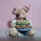 1994 Enesco " This Little Piggy Ate Roast Beef” by Mary Rhyner figurine Pig 3”