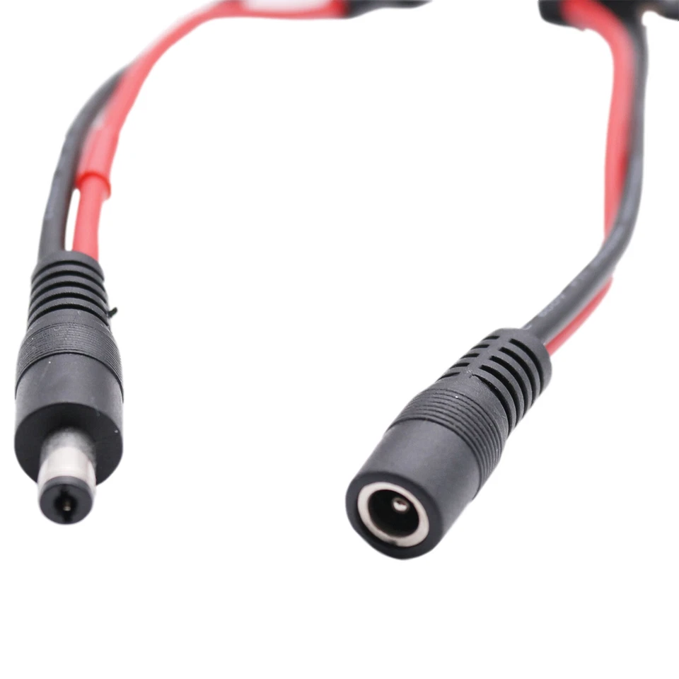 5.5 x 2.1mm Male to Female DC Power Cable with 5A Fuse for LED Strip CCTV Camera - Image 3 of 4